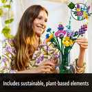 Lego wildflower bouquet building set 939 pieces, UK version