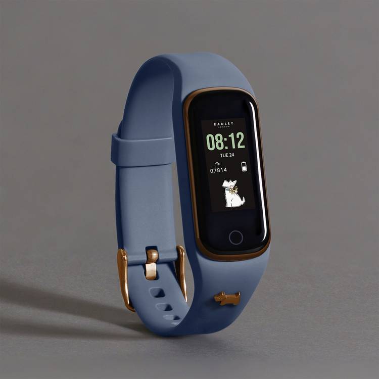 Radley London Series 8 smart watch blue silicone strap UK version