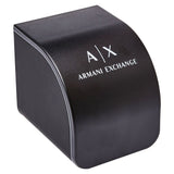 Armani Exchange men's watch gold strap grey dial 44mm (British brand)