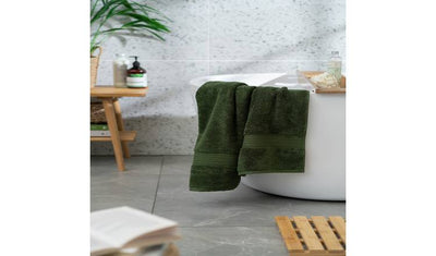 Argos Habitat Egyptian Cotton Plain Bath Sheet Forest Green 100x150cm- Buy online at McGrocer