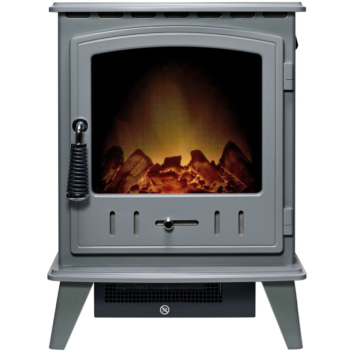 Adam Aviemore grey electric stove - British product
