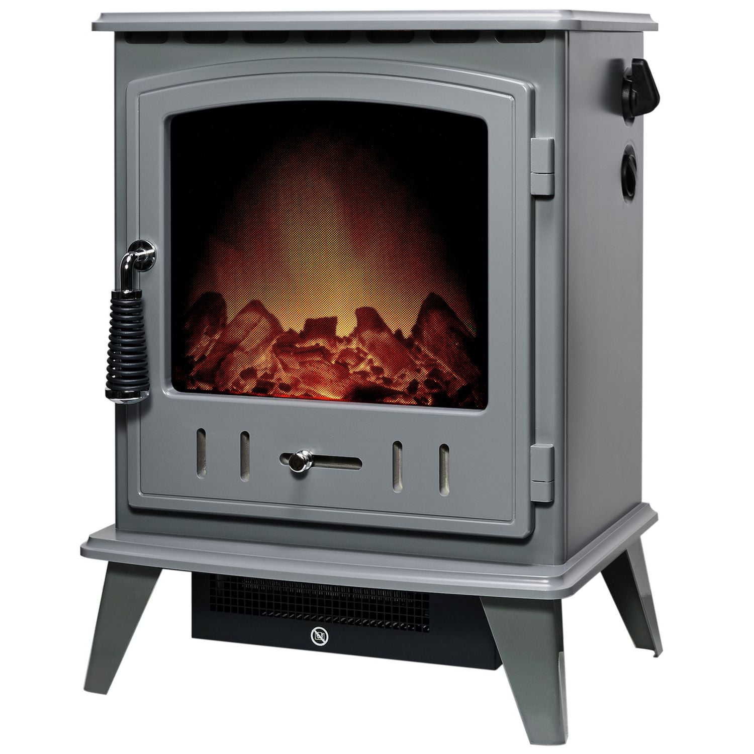 Adam Aviemore grey electric stove - British product