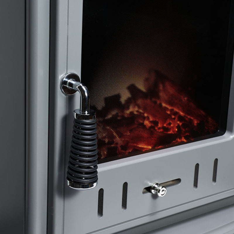Adam Aviemore grey electric stove - British product