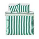 Habitat stripe green and white duvet cover set double, UK version