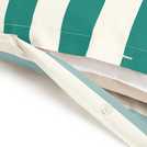 Habitat stripe green and white duvet cover set double, UK version