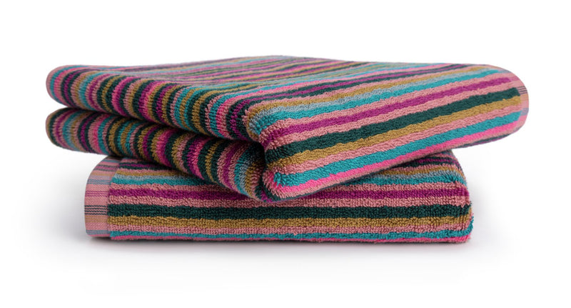 Habitat Bright Stripe Multicoloured hand towel 90x50cm, UK version
