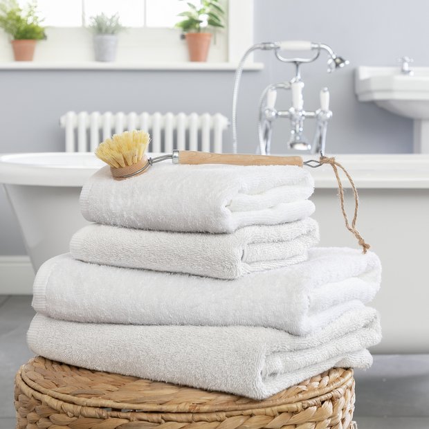 4 piece super white towel bale, UK version