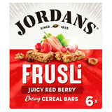 Jordans Frusli Juicy Red Berry Chewy Cereal Bars 6 x 30g (180g) GOODS ASDA   