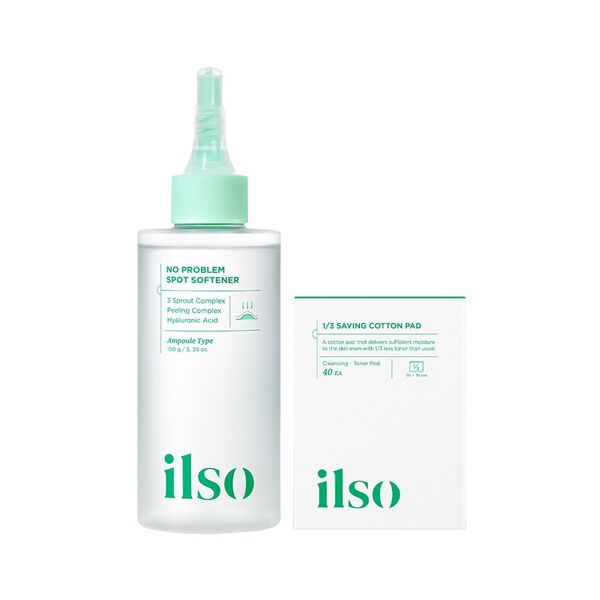 ilso No Problem Spot Softener 150g cotton pad set, imported from the UK