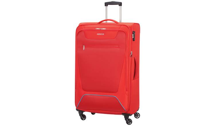 American Tourister expandable spinner suitcase red, UK version