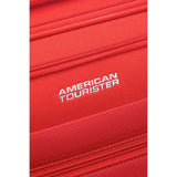 American Tourister expandable spinner suitcase red, UK version