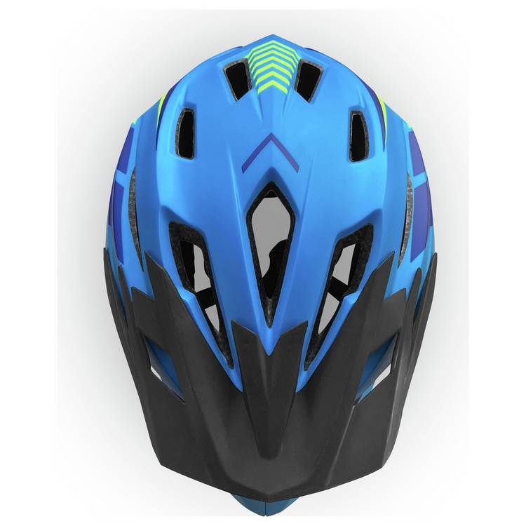 Cross Full Face Bike Helmet Blue 54-56cm, UK version