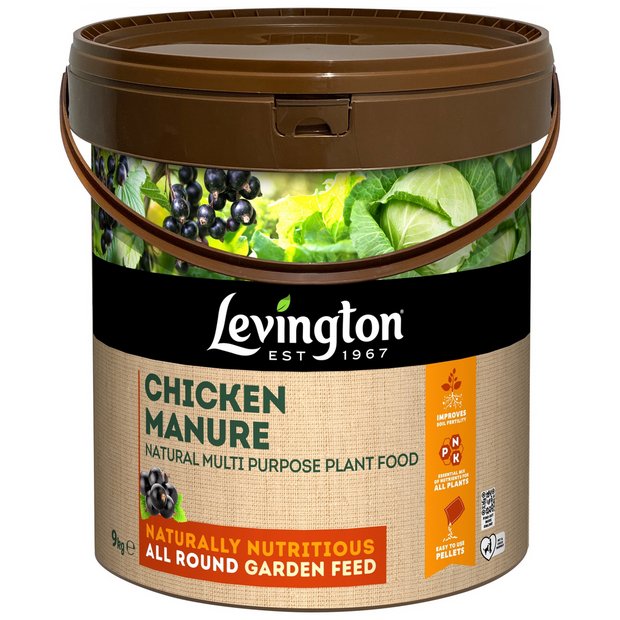 Levington chicken manure multi-purpose plant food 9kg, UK version