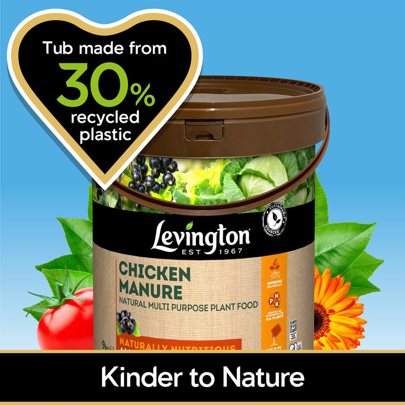 Levington chicken manure multi-purpose plant food 9kg, UK version
