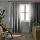 Habitat Blackout Curtains Dove Grey Pair 168x229cm, UK version