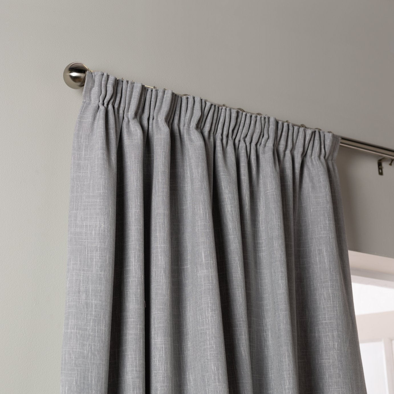 Habitat Blackout Curtains Dove Grey Pair 168x229cm, UK version