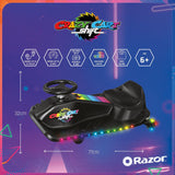 Razor Crazy Cart Shift LED Lightshow kids drift cart, UK version