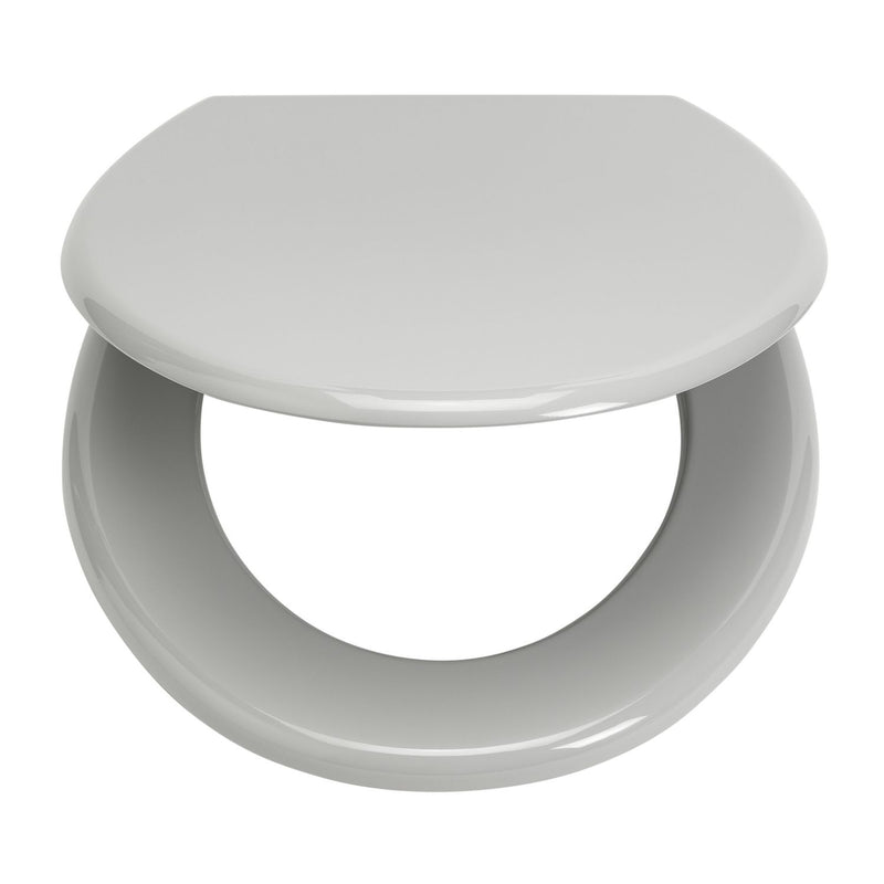 Argos Home grey moulded wood toilet seat H44.5cm, imported from the UK