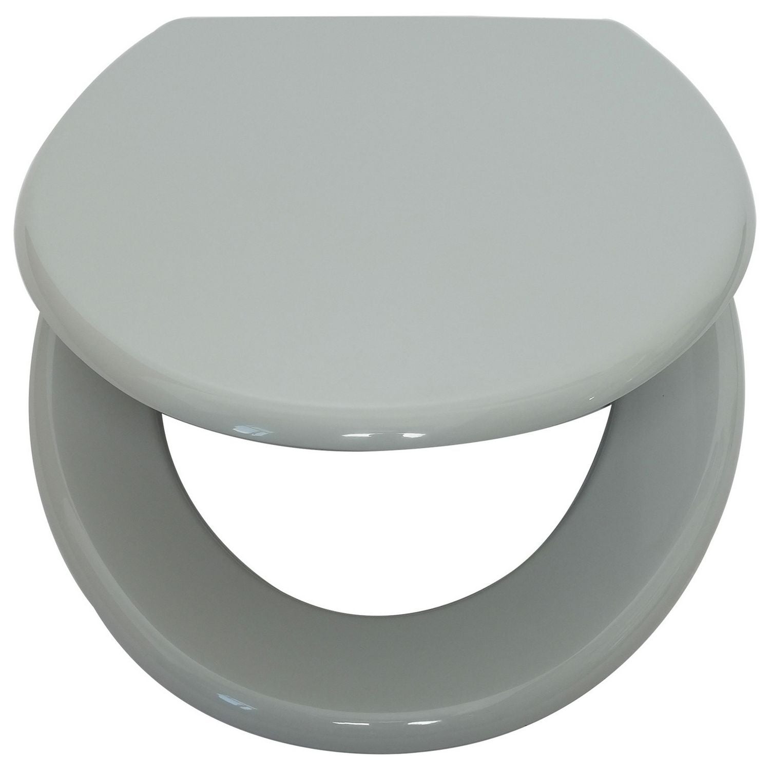 Argos Home grey moulded wood toilet seat H44.5cm, imported from the UK