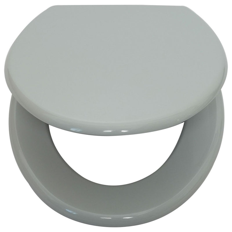 Argos Home grey moulded wood toilet seat H44.5cm, imported from the UK