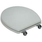 Argos Home grey moulded wood toilet seat H44.5cm, imported from the UK