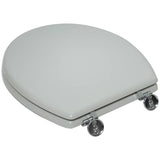 Argos Home grey moulded wood toilet seat H44.5cm, imported from the UK