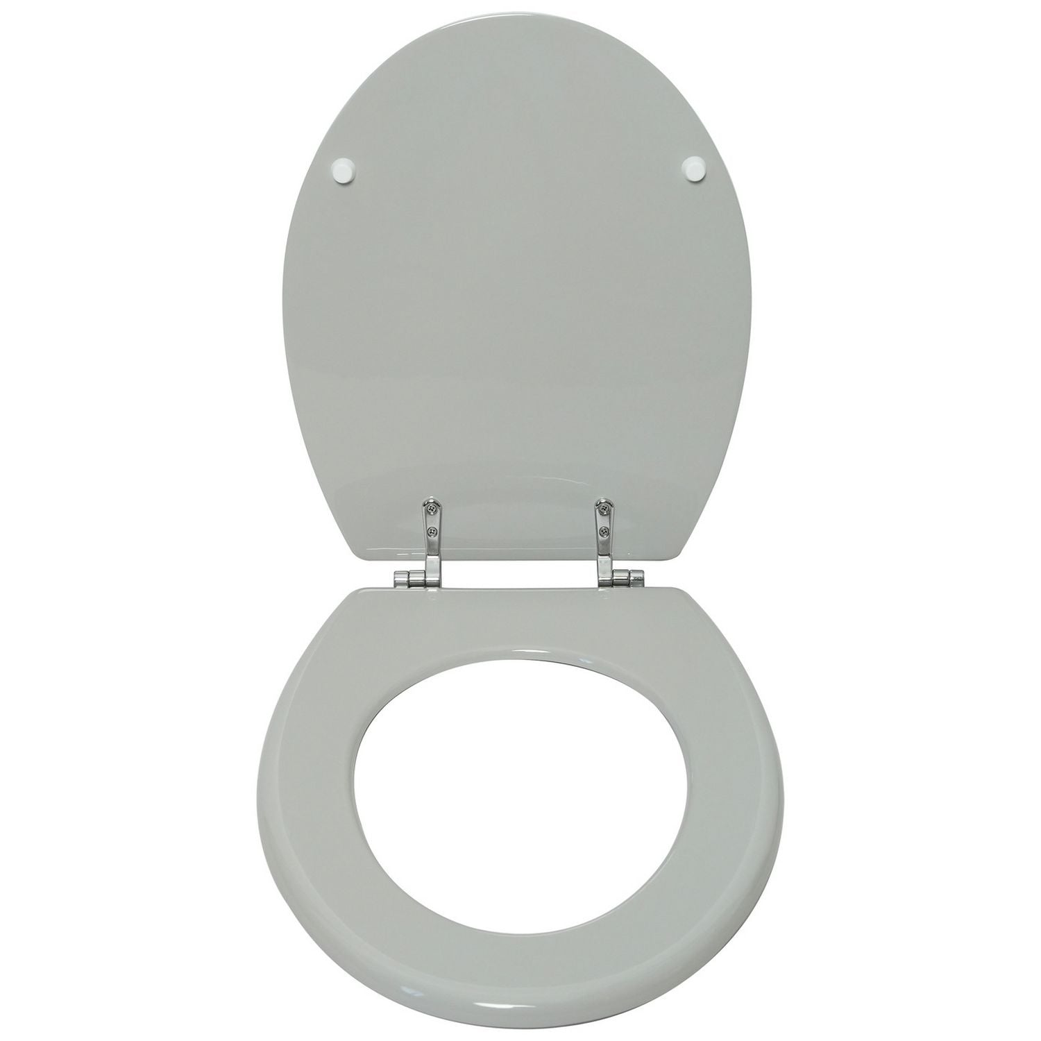 Argos Home grey moulded wood toilet seat H44.5cm, imported from the UK