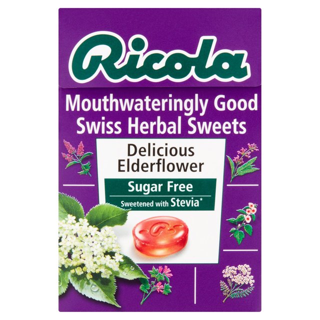 Ricola Elderflower Sugar Free   45g