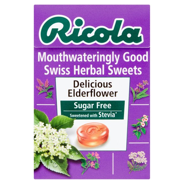 Ricola Elderflower Sugar Free   45g