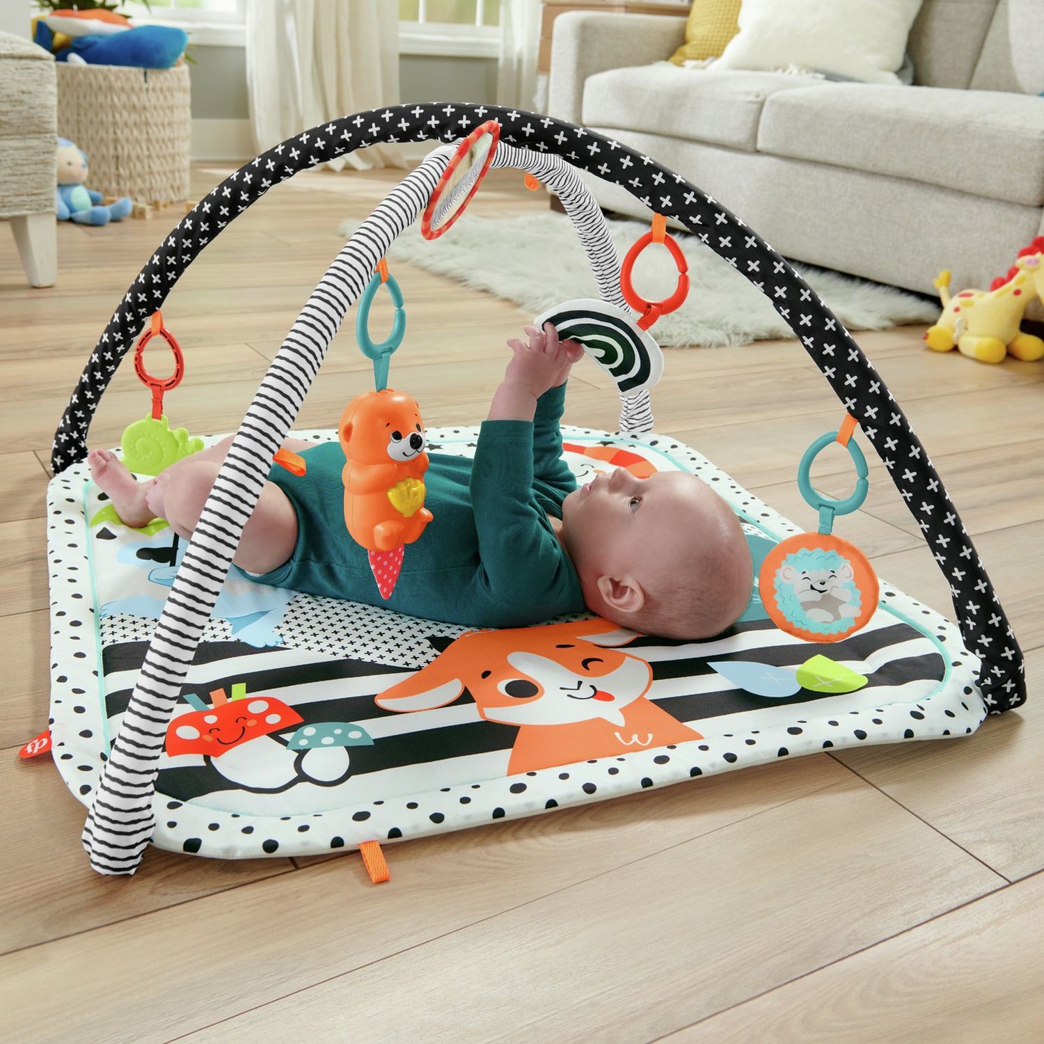 Fisher-Price 3-in-1 activity gym mat 76cm - British product