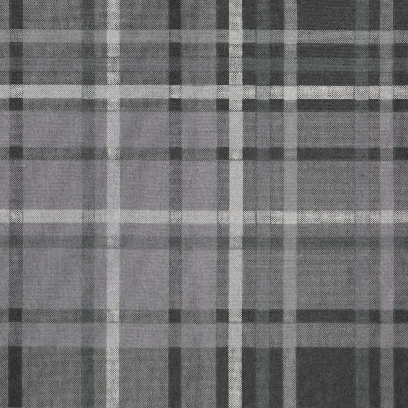Habitat Check Eyelet Curtains Grey 229x229cm, UK version