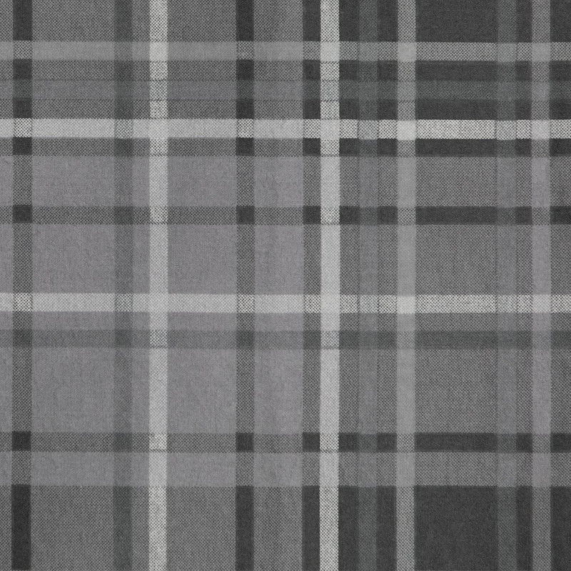 Habitat Check Eyelet Curtains Grey 229x229cm, UK version