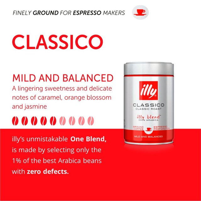 illy Espresso Ground Coffee   250g GOODS M&S   