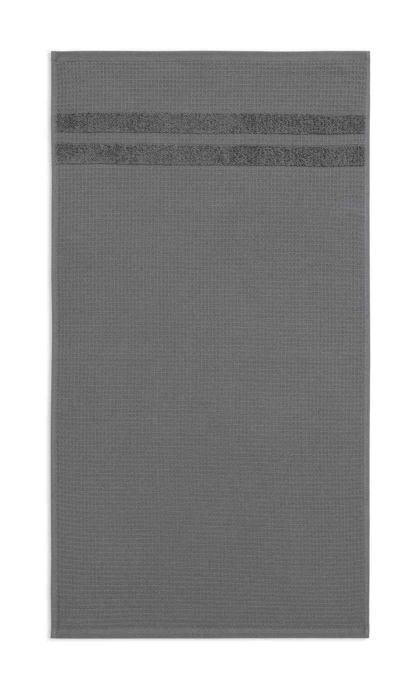 Habitat cotton waffle hand towels 2 pack charcoal - British product