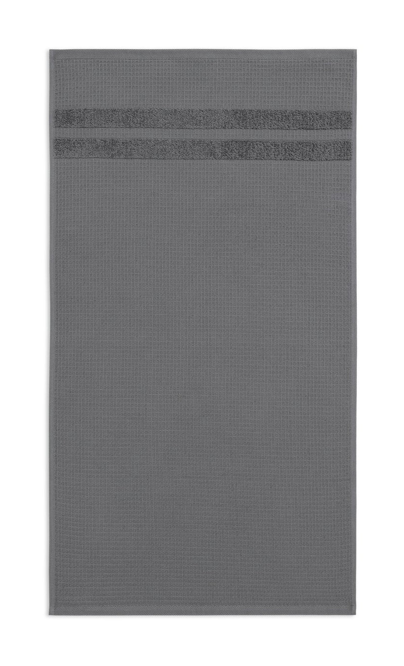 Habitat cotton waffle hand towels 2 pack charcoal - British product