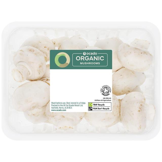 Ocado Organic White Closed Cup Mushrooms   290g GOODS M&S   