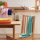 Habitat Brights Waffle tea towels pack of 5, UK version