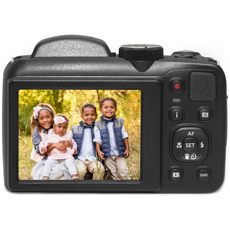 KODAK PIXPRO AZ255 Black bridge camera, UK version