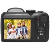 KODAK PIXPRO AZ255 Black bridge camera, UK version