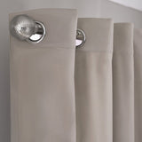 Habitat Champagne Velvet Eyelet Curtains 117x183cm, UK version