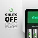 Energizer Maxi battery charger with 4 AA batteries - British product