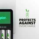 Energizer Maxi battery charger with 4 AA batteries - British product