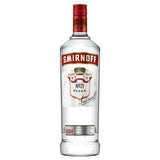 Smirnoff No. 21 Red Label Vodka 1L (British brand)