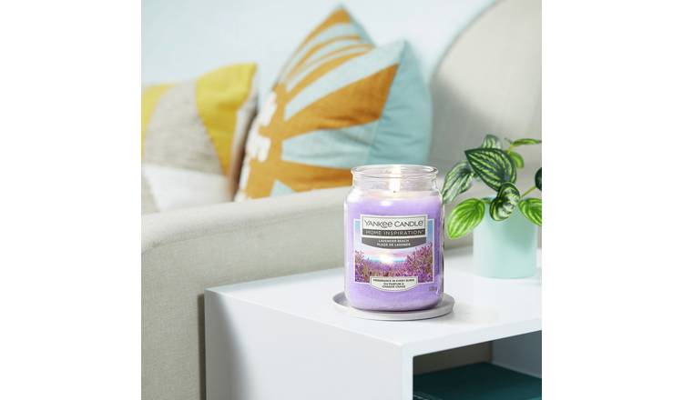 Yankee Candle Medium Jar Scented Candle Lavender Beach (British brand)