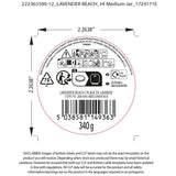 Yankee Candle Medium Jar Scented Candle Lavender Beach (British brand)