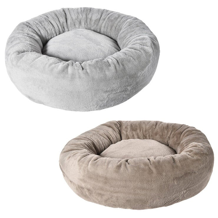 Mighty Paws Oval Faux Fur Pet Bed 75cm (British brand)