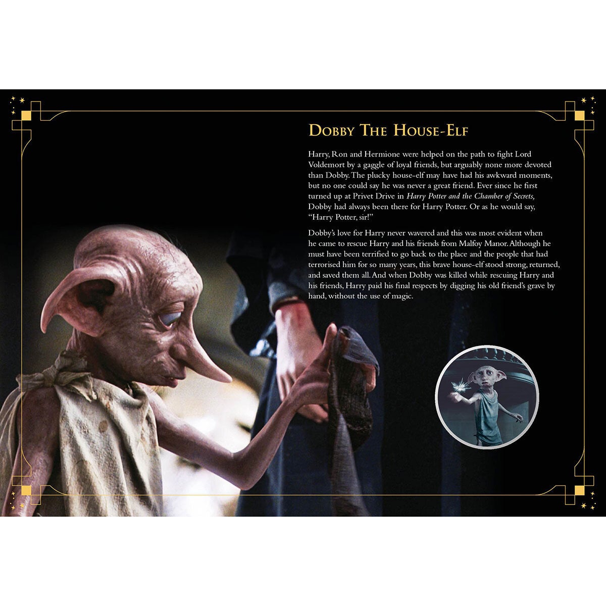 Royal Mail Harry Potter Dobby medal cover (British brand)