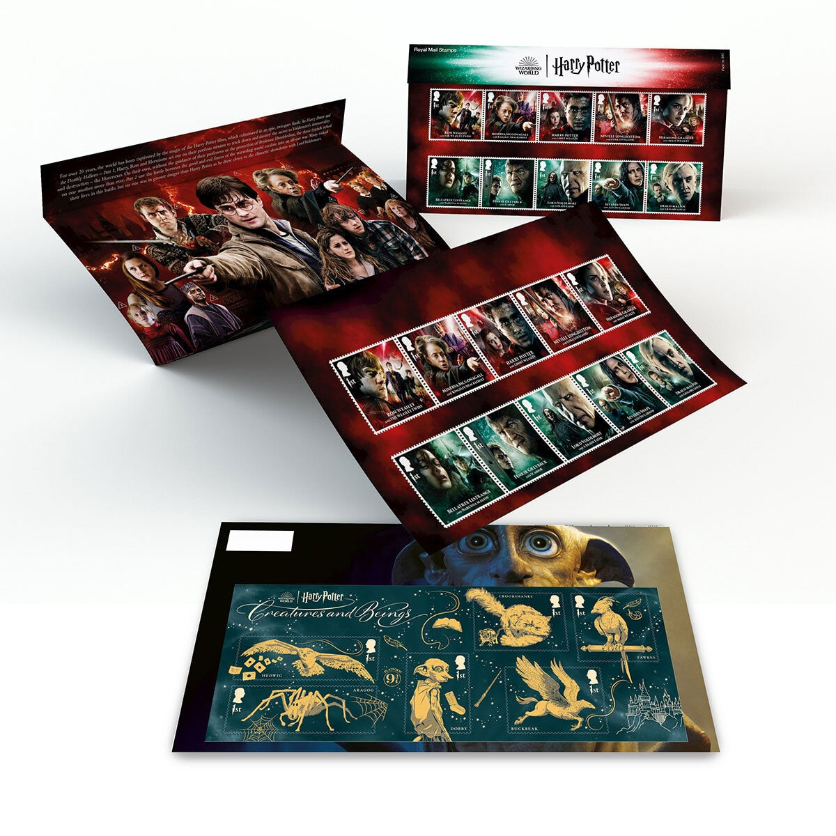 Royal Mail Harry Potter stamp presentation pack 16 stamps - British product