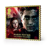 Royal Mail Harry Potter gold ingot collectable stamp, UK version