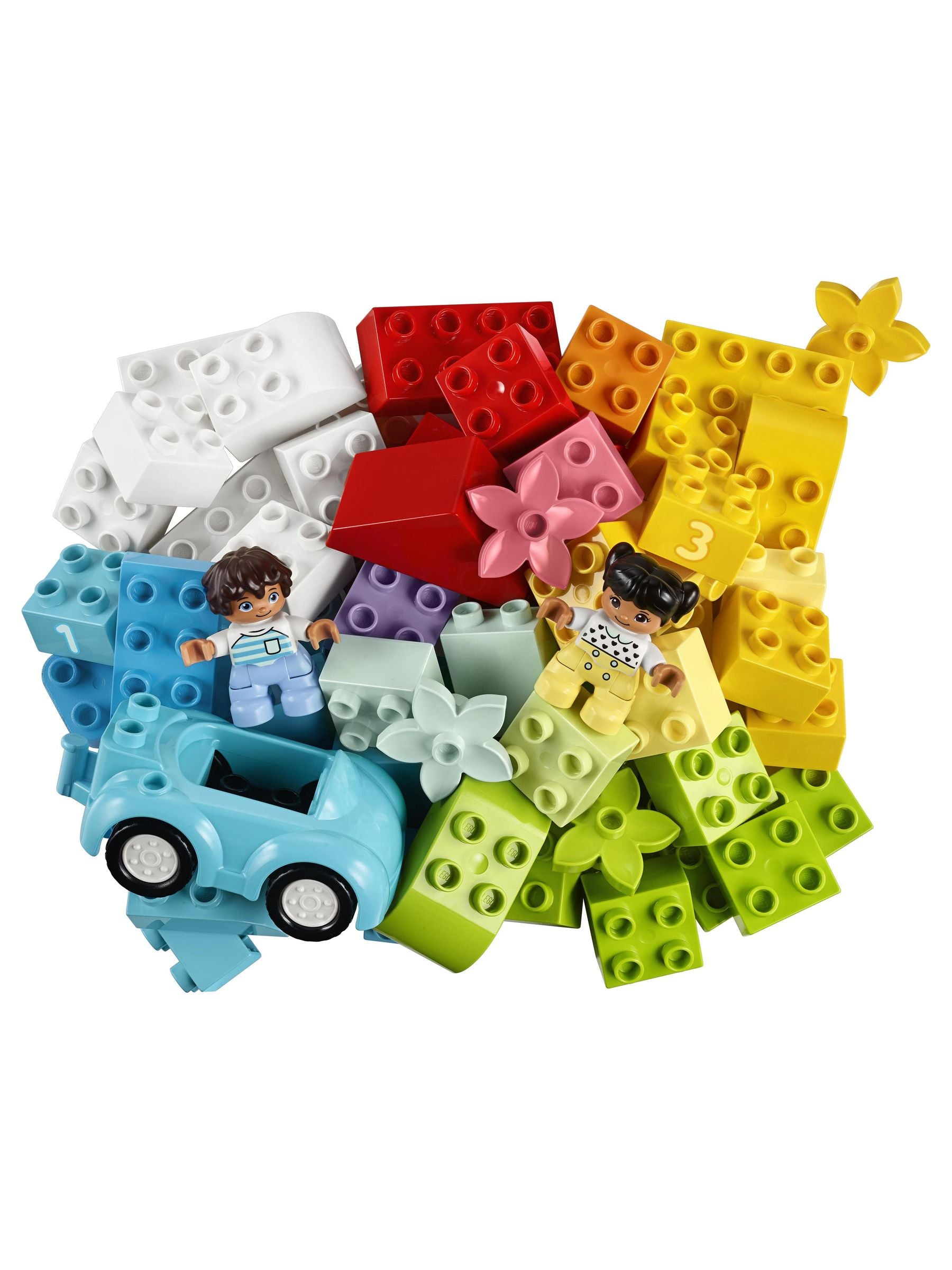 مجموعة بناء صندوق مكعبات LEGO DUPLO الكلاسيكي 65 قطعة (علامة تجارية بريطانية)